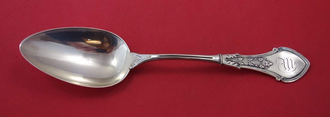 Koehler & Ritter Alameda Sterling Silver Soup Spoon 7 inch Ivy Design: Koehler & Ritter Alameda Sterling Silver Soup Spoon 7 inch Ivy Design Introducing the stunning Alameda pattern soup spoon by Koehler & Ritter, expertly crafted in sterling silver (.925). This elegant 