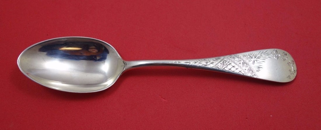 Schulz & Fischer Occidental Sterling Silver Teaspoon 6 1/8 Rare California Silver (1 of 1)