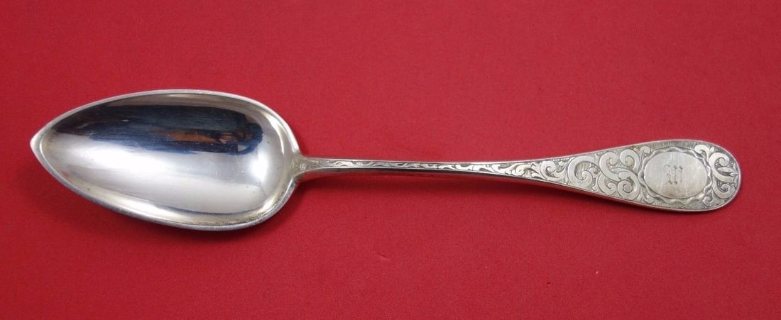 Sterling Silver Place Soup Spoon Celtic Vanderslice Shreve 7 3/8" (1 of 1)