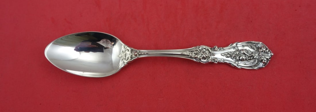 Reed and Barton Francis I Old Sterling Silver Teaspoon 5 7/8" Massive M Stamp: Reed and Barton Francis I Old Sterling Silver Teaspoon 5 7/8" Massive M Stamp This exquisite teaspoon features the classic Francis I pattern by Reed & Barton, crafted from high-quality sterling silver