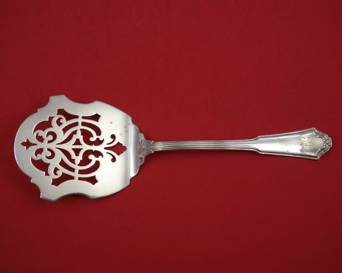 Reed and Barton Jacobean Sterling Silver Asparagus Server 9 5/8 inches (1 of 2)
