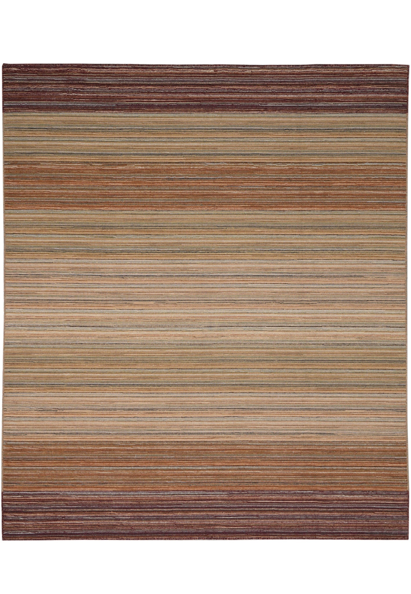 7 x 8 Handmade Kilim Rug Autumn Colors Flatweave Natural Fibers Reversible (1 of 14)