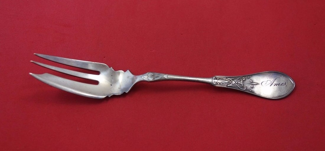 Schulz & Fischer Gem Sterling Silver 3-Tine Pastry Fork 6.25" (1 of 1)