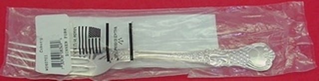 Wallace Coburg Sterling Silver Dinner Fork 8 1/8 Inch: Wallace Coburg Sterling Silver Dinner Fork 8 1/8 Inch Introducing the Coburg Dinner Fork from Wallace, crafted from high-quality sterling silver. This elegant fork measures 8 1/8" and showcases the ti
