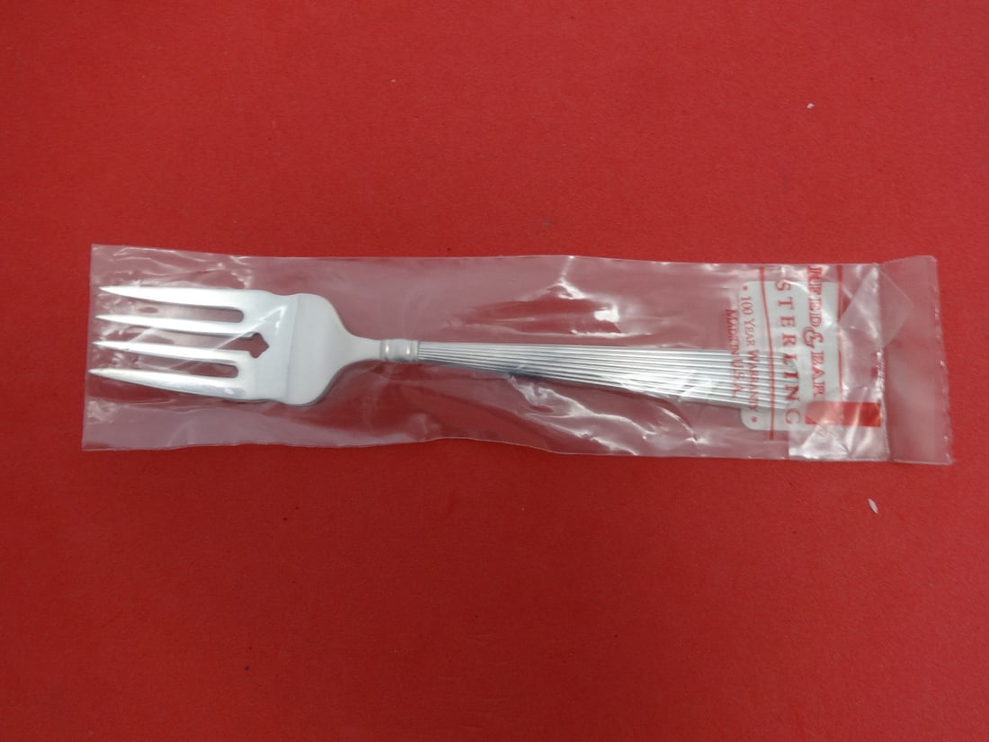 Reed and Barton Ashmont Sterling Silver Salad Fork 6.75 inches Unmonogrammed (1 of 3)