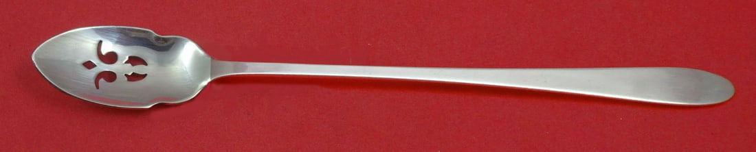 Tiffany & Co Salem Sterling Silver Pierced Olive Spoon 7 3/8 Inch: Tiffany & Co Salem Sterling Silver Pierced Olive Spoon 7 3/8 Inch This exquisite olive spoon from the renowned Salem pattern by Tiffany & Co. is a stunning addition to any serving collection. Crafted 