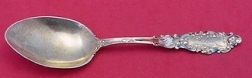 Rare Gorham Luxembourg Sterling Silver Gilt Enameled Pap Spoon 6": Rare Gorham Luxembourg Sterling Silver Gilt Enameled Pap Spoon 6" Discover a rare piece from the renowned Gorham company, this Luxembourg sterling silver pap spoon features exquisite gilt enameling an