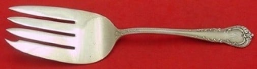 Durgin Cromwell Sterling Silver Fish Serving Fork 9.5 inches (1 of 2)
