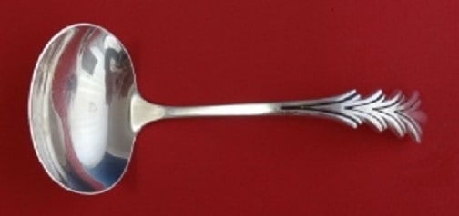 Tuttle Crest of Arden Sterling Silver 6 Gravy Ladle (1 of 1)