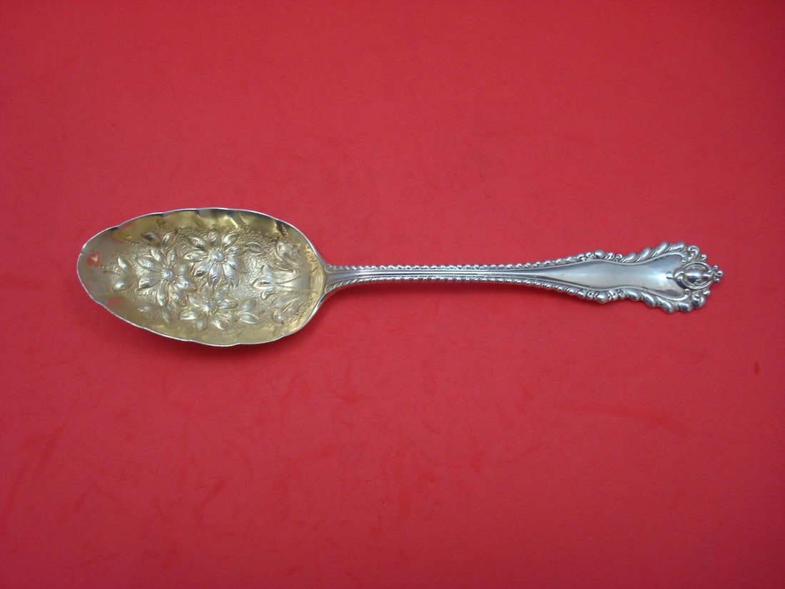 Dominick Haff Mazarin Sterling Silver Daisies Serving Spoon (1 of 1)