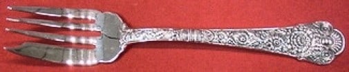 Gorham Cluny Sterling Silver Salad Fork 6 Inch Heirloom Flatware: Gorham Cluny Sterling Silver Salad Fork 6 Inch Heirloom Flatware This exquisite Cluny salad fork by Gorham is a rare find, crafted from high-quality sterling silver. Measuring 6 inches, it showcases t