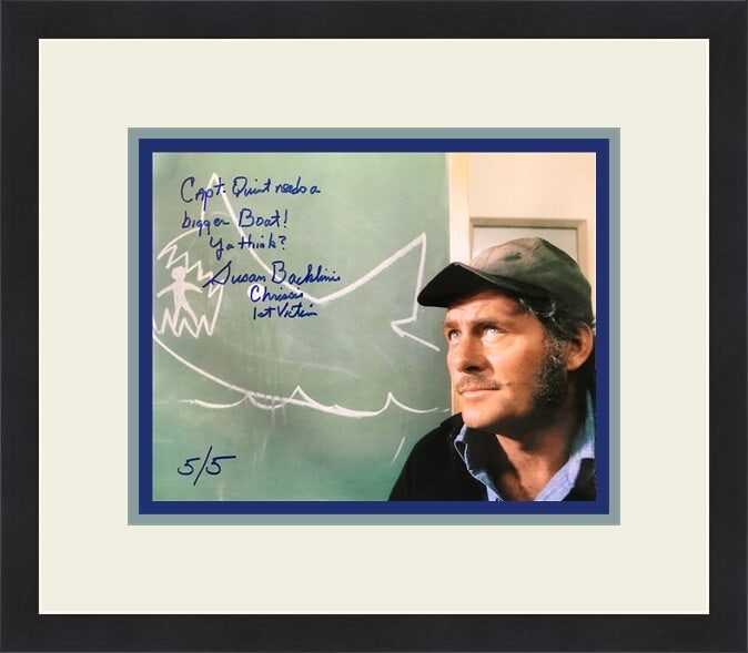 Jaws Limited Edition Susan Backlinie Autographed Custom Framed Photo (1 of 3)