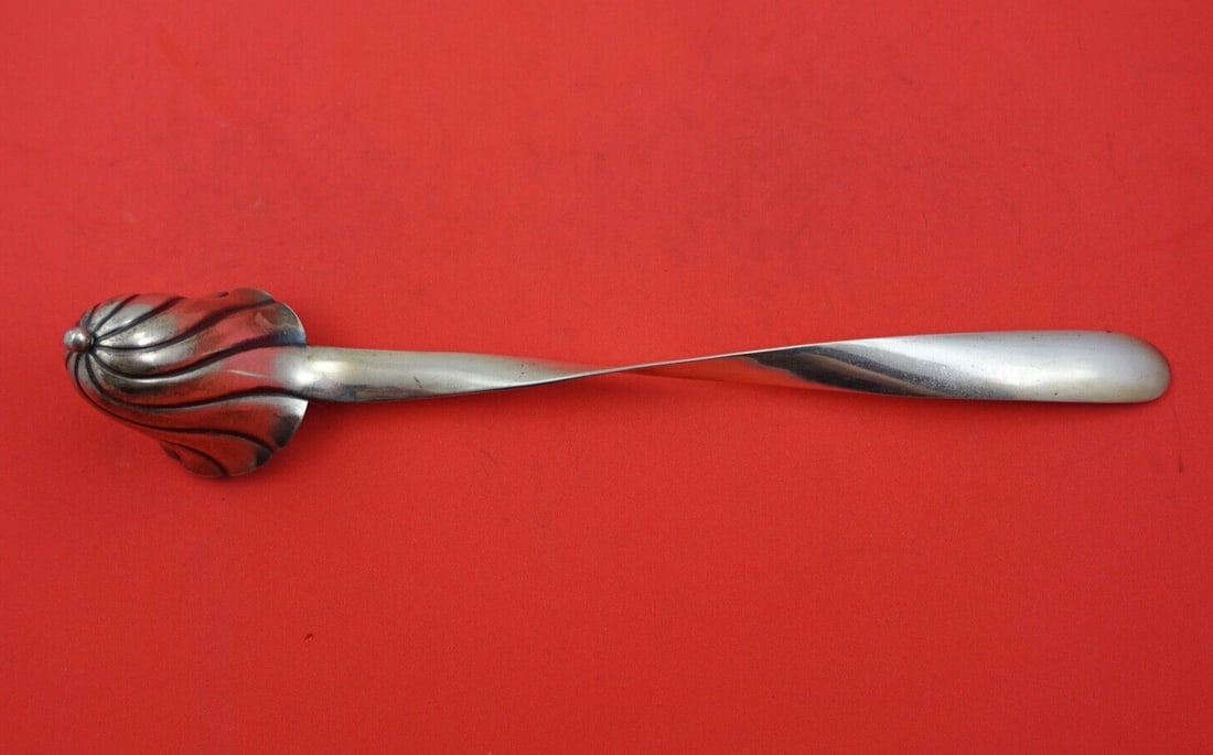 Buccellati Torchon Sterling Silver Candle Snuffer 10 Inches (1 of 2)