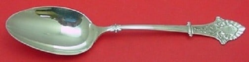 Gorham Louis XIV Sterling Silver Serving Spoon 8.5" Monogrammed: Gorham Louis XIV Sterling Silver Serving Spoon 8.5" Monogrammed This exquisite serving spoon is crafted from high-quality sterling silver and features the elegant Louis XIV pattern by Gorham. Measurin