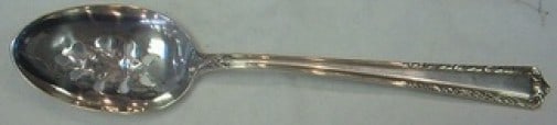 Processional Sterling Silver Pierced Serving Spoon 8.5 Inch by International: Processional Sterling Silver Pierced Serving Spoon 8.5 Inch by International This exquisite serving spoon is part of the Processional pattern by International Sterling, crafted from high-quality sterl