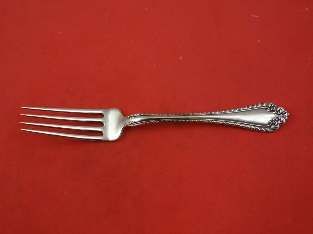 Alvin Melrose Sterling Silver Dinner Fork 7.5 Inch Flatware (1 of 3)