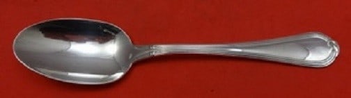 Oceana Christofle Sterling Silver Place Soup Spoon 7.5": Oceana Christofle Sterling Silver Place Soup Spoon 7.5" This Oceana by Christofle place soup spoon is crafted from high-quality sterling silver and measures 7 1/2 inches in length. The spoon features 