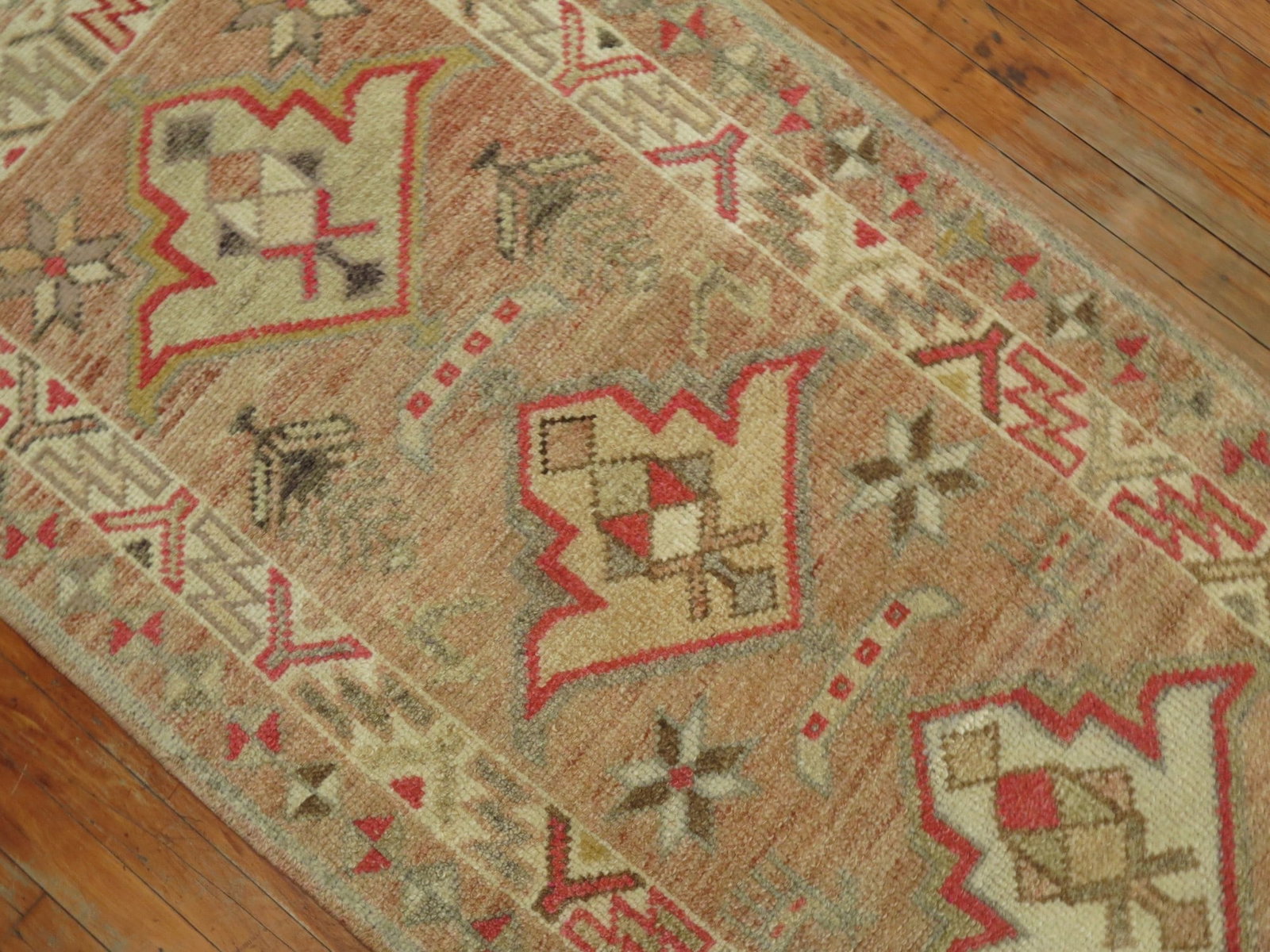2' 10" x 12' 2" Vintage Anatolian Runner Rug Camel Tones (1 of 6)