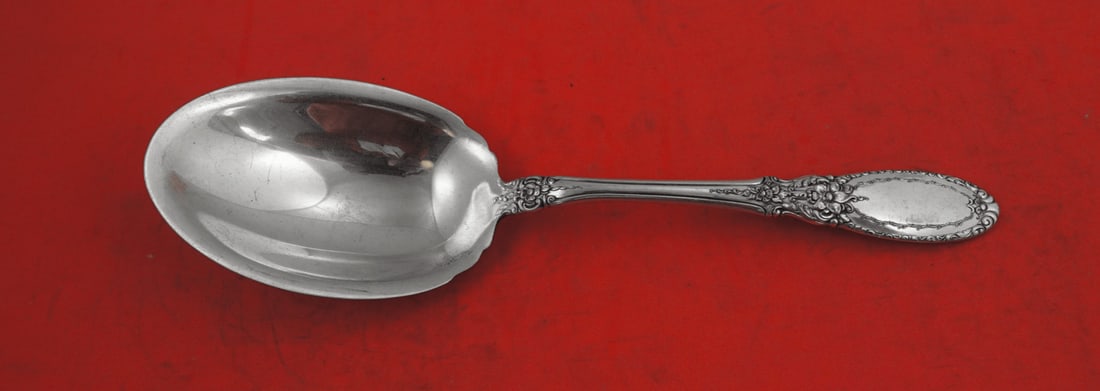 Towle Sterling Silver Old Mirror Berry Spoon 8 1/4": Towle Sterling Silver Old Mirror Berry Spoon 8 1/4" This exquisite berry spoon from the renowned Old Mirror pattern by Towle is crafted from high-quality sterling silver. Measuring 8 1/4" in length, i