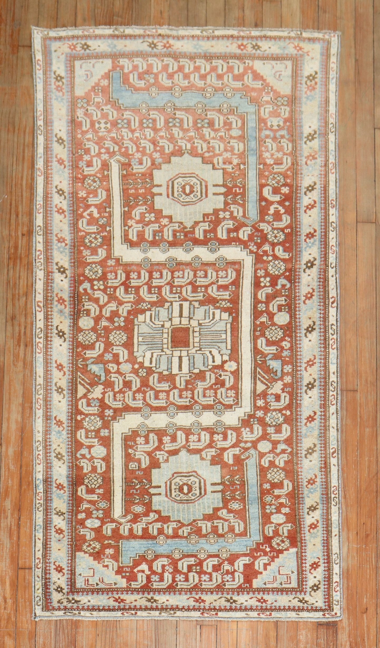 3' x 6' 1" Antique Persian Malayer Small Rug (1 of 7)