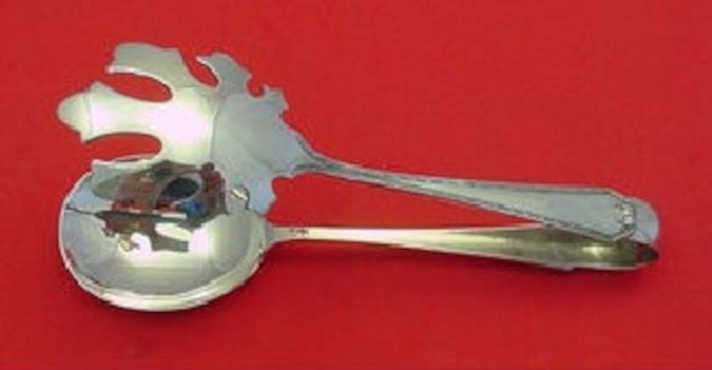 Whiting Madam Morris Sterling Silver Ice Tong 6 1/4 Serving Piece (1 of 2)