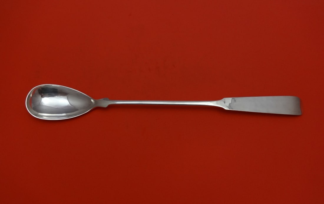 Porter Blanchard Fiddle Sterling Silver Lemonade Spoon 12 1/2 Martini (1 of 1)