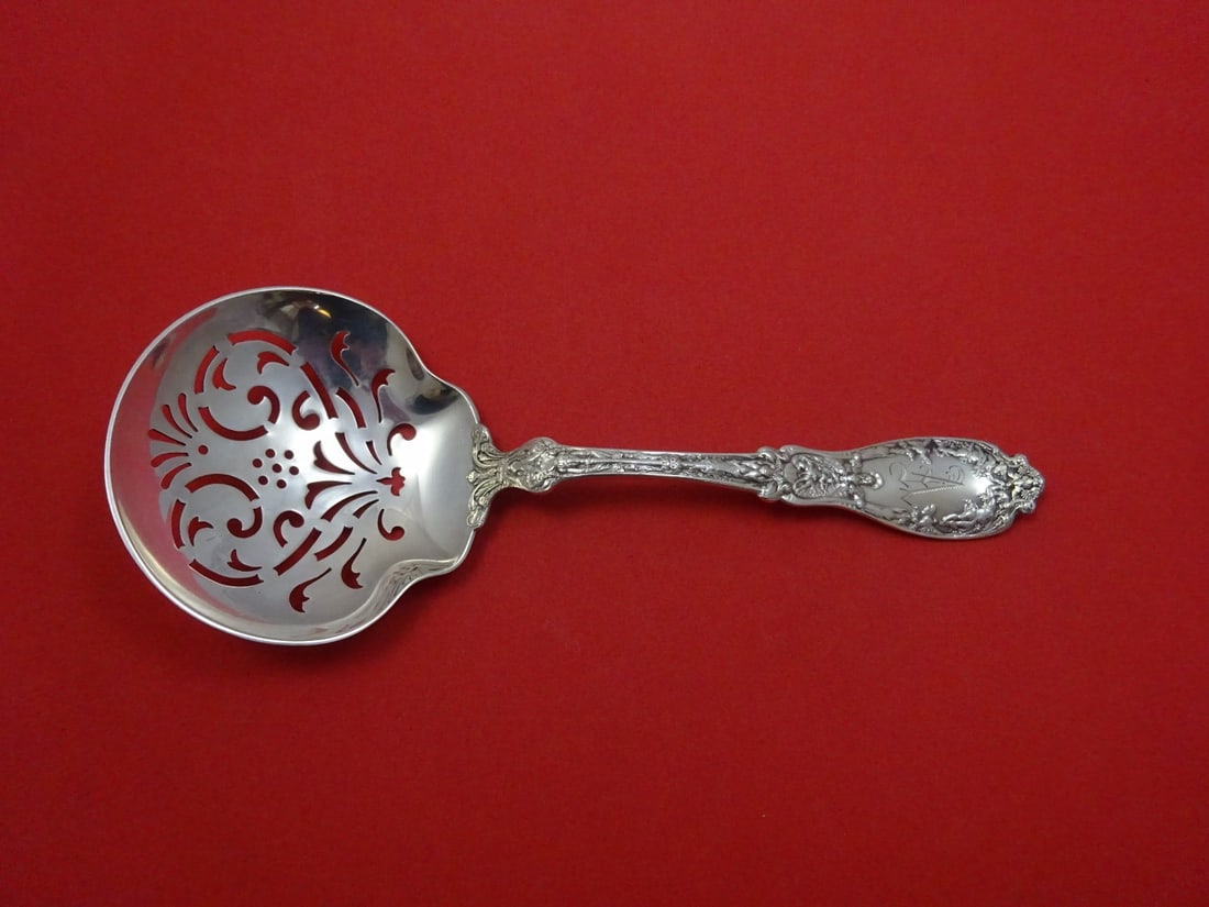 Gorham Paris Sterling Silver Serving Spoon Art Nouveau Cherubs 8 5/8" (1 of 1)