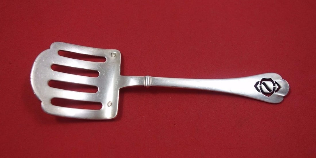 Puiforcat Richelieu Sterling Silver Sardine Server 5 1/4 with Monogram (1 of 1)