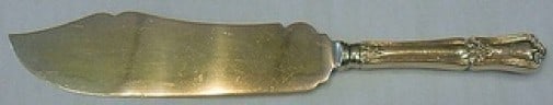 Gorham Imperial Sterling Vermeil Ice Cream Slice 12 1/2": Gorham Imperial Sterling Vermeil Ice Cream Slice 12 1/2" This exquisite ice cream slice from the Imperial pattern by Gorham showcases the elegance of sterling silver with a vermeil finish. Measuring 1