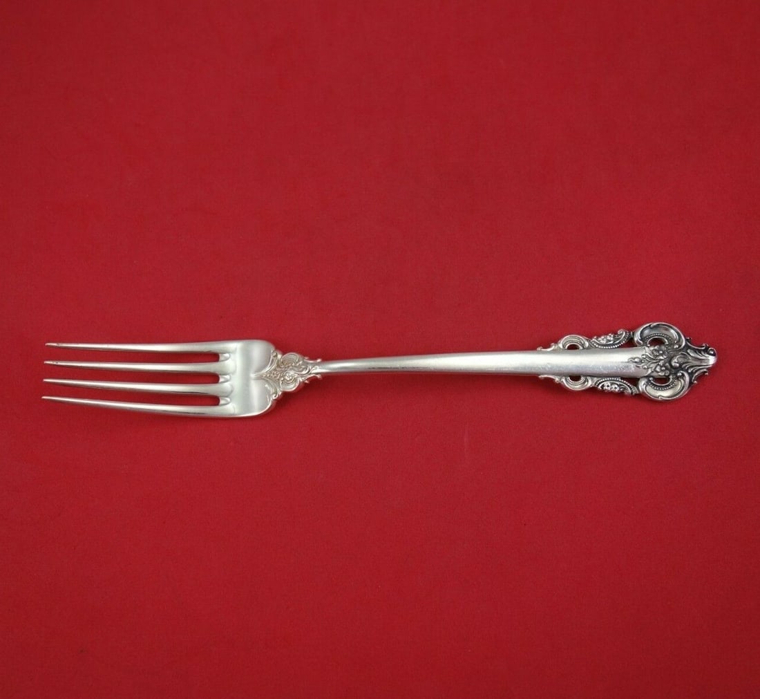 Camusso Grande Monarch Sterling Silver Dinner Fork 7 3/4" (1 of 2)