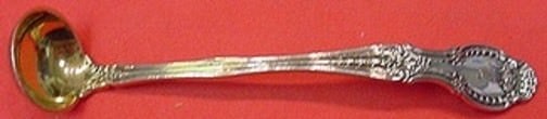 Tiffany & Co. Richelieu Sterling Silver Mustard Ladle Goldwashed 4" (1 of 1)