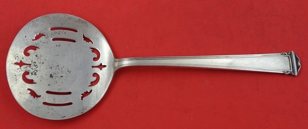 Pantheon Sterling Silver Tomato Server by International 7.5 inches Unique Design (1 of 2)