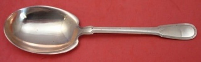 Tiffany Co Hamilton Gramercy copper berry serving spoon sample 9 1/4": Tiffany Co Hamilton Gramercy copper berry serving spoon sample 9 1/4" Rare Hamilton, also known as Gramercy, berry spoon by Tiffany & Co. This copper sample serving spoon is a one-of-a-kind piece in t