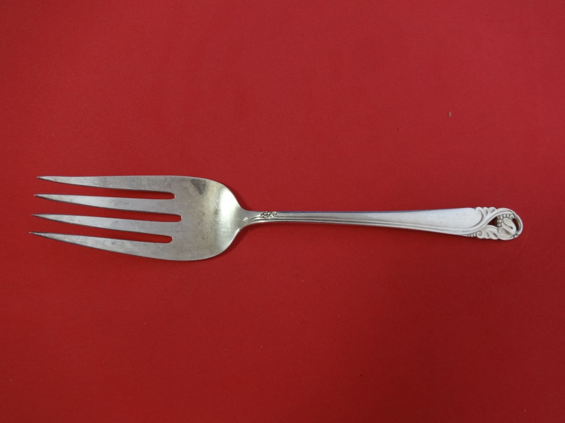 International Silver Spring Glory Sterling Silver Cold Meat Fork 8 Inch: International Silver Spring Glory Sterling Silver Cold Meat Fork 8 Inch This exquisite 8-inch cold meat fork is crafted from high-quality sterling silver and features the elegant Spring Glory pattern 