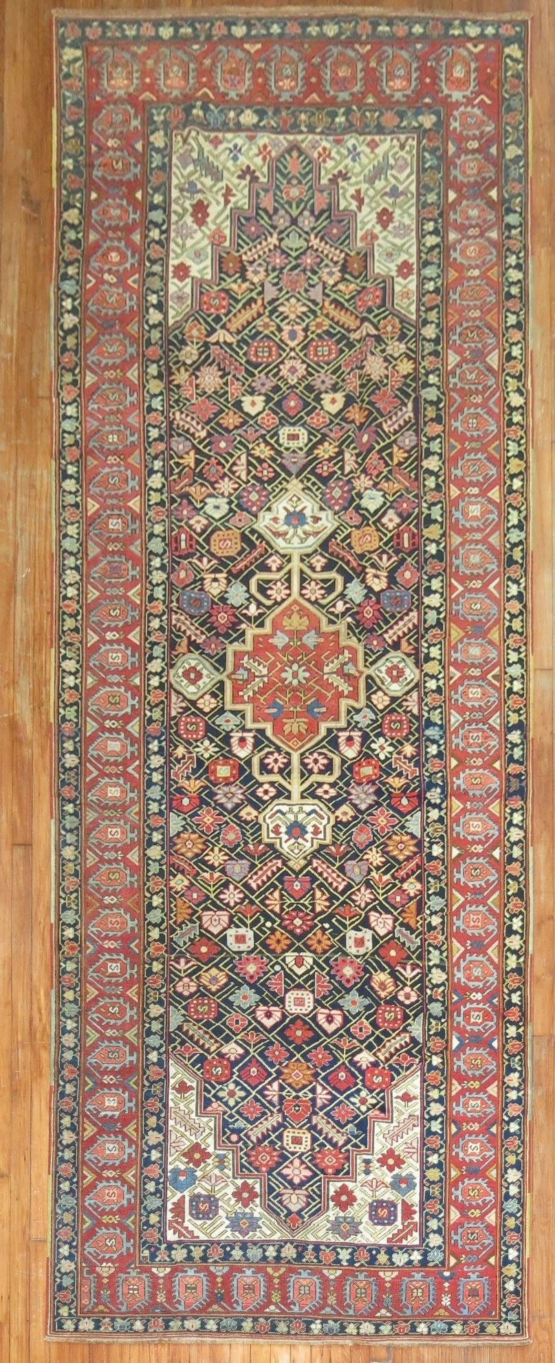 4' 8" x 12' 7" Karabagh Gallery Rug Late 19th Century (1 of 7)