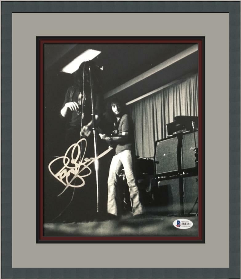 Roger Glover Signed Deep Purple 8x10 Photo Custom Framed Beckett COA (1 of 6)