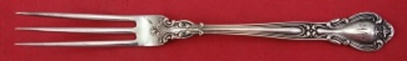 Gorham Chantilly Sterling Silver Rare Long Strawberry Fork 5 3/8": Gorham Chantilly Sterling Silver Rare Long Strawberry Fork 5 3/8" This exquisite strawberry fork from the Chantilly pattern by Gorham is a rare find. Crafted from high-quality sterling silver, it feat
