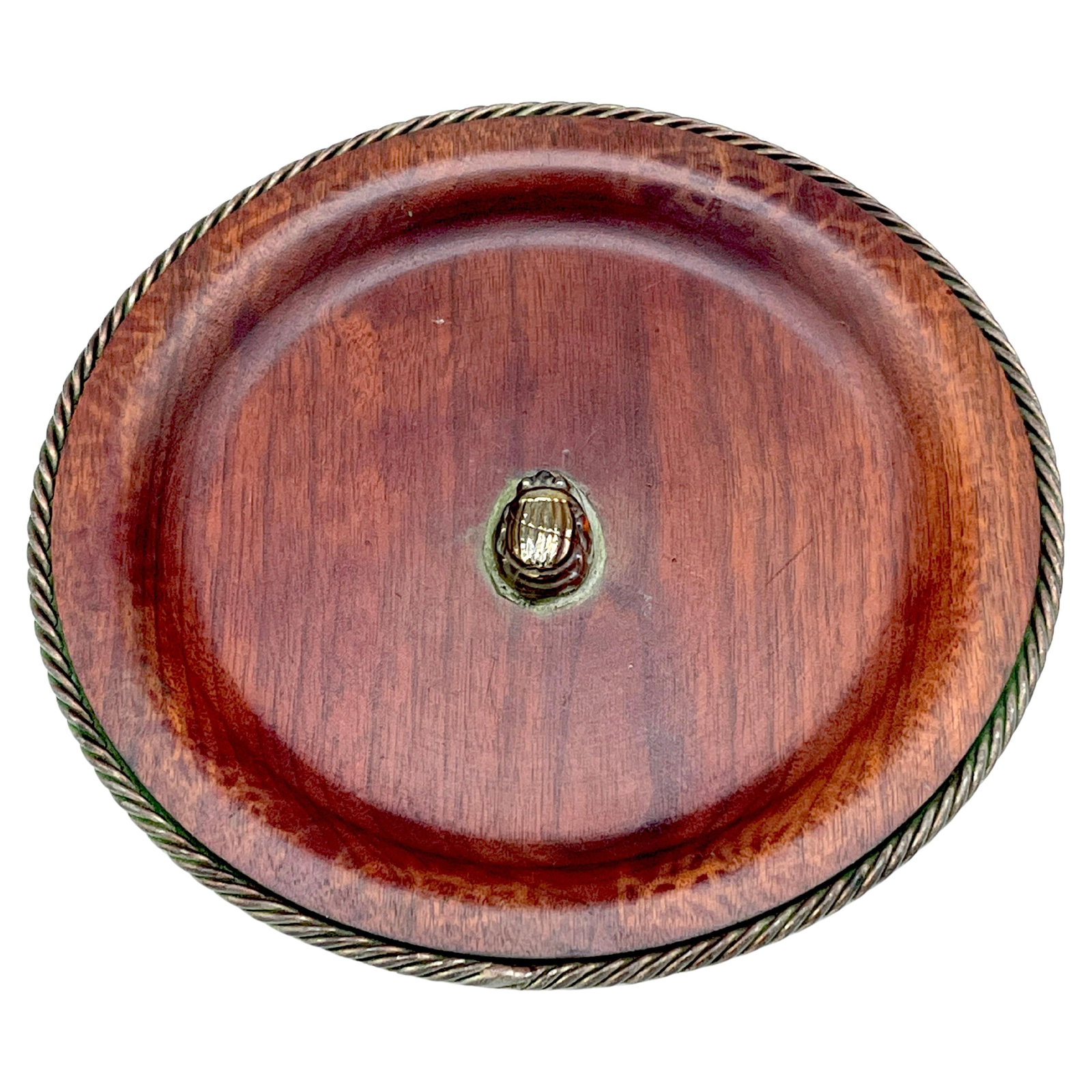 Tiffany Studios Art Nouveau Favrile Glass Scarab Vide-Poche Bronze Mounted (1 of 8)