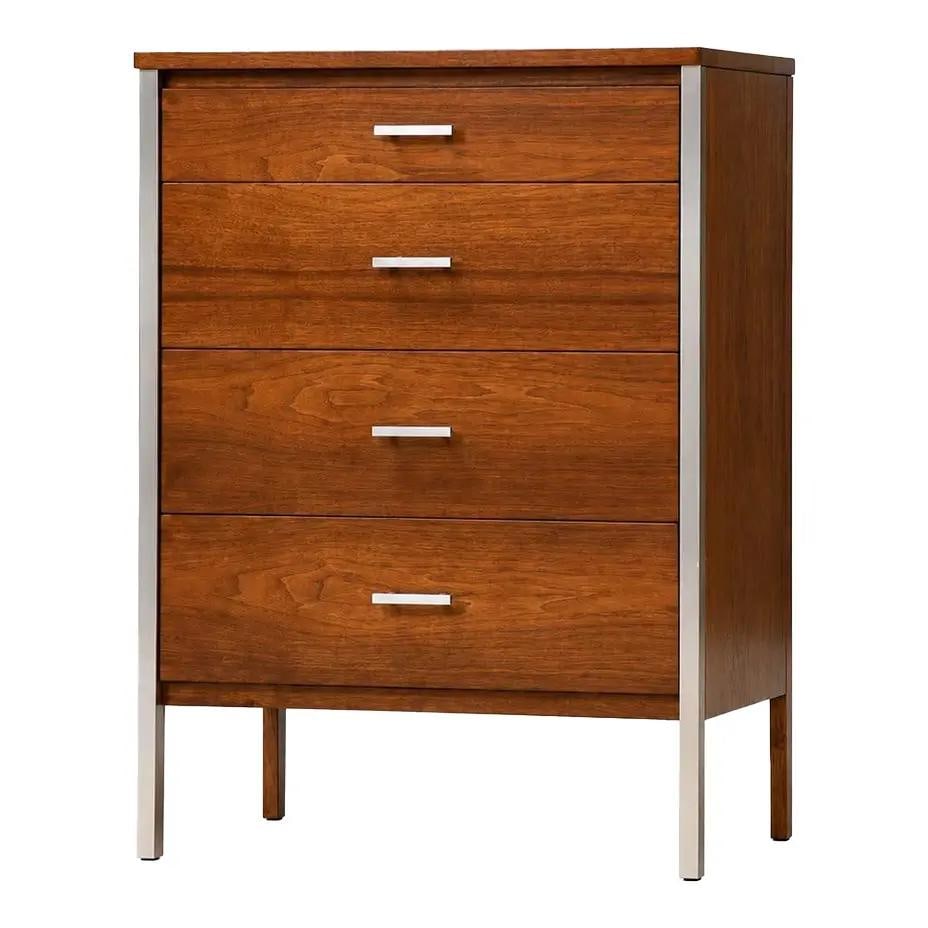 Walnut 4 Drawer Chest by Paul McCobb for Calvin 24.875" (1 of 9)