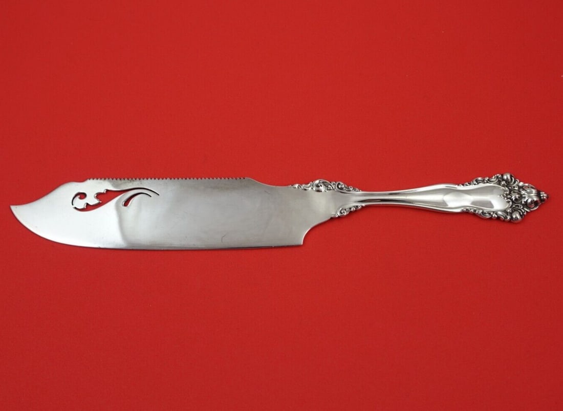 Reed and Barton La Splendide Sterling Silver Cake Saw 10 Inch (1 of 3)