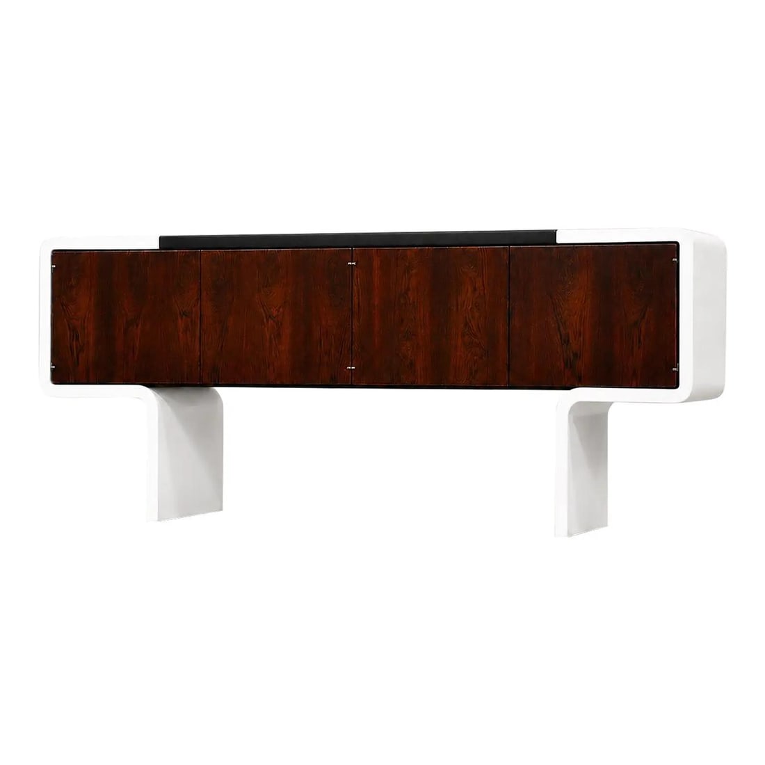 73" Uniplane Rosewood Credenza by William Sklaroff Refinished (1 of 9)