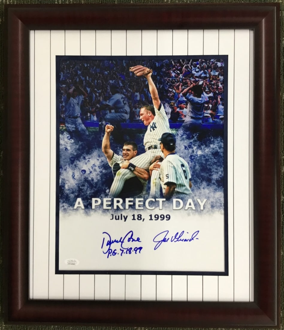 David Cone Joe Girardi Signed Photo Custom Framed JSA Authenticated Yankees: David Cone Joe Girardi Signed Photo Custom Framed JSA Authenticated Yankees This stunning custom-framed photograph features the legendary New York Yankees players, David Cone and Joe Girardi, both of 