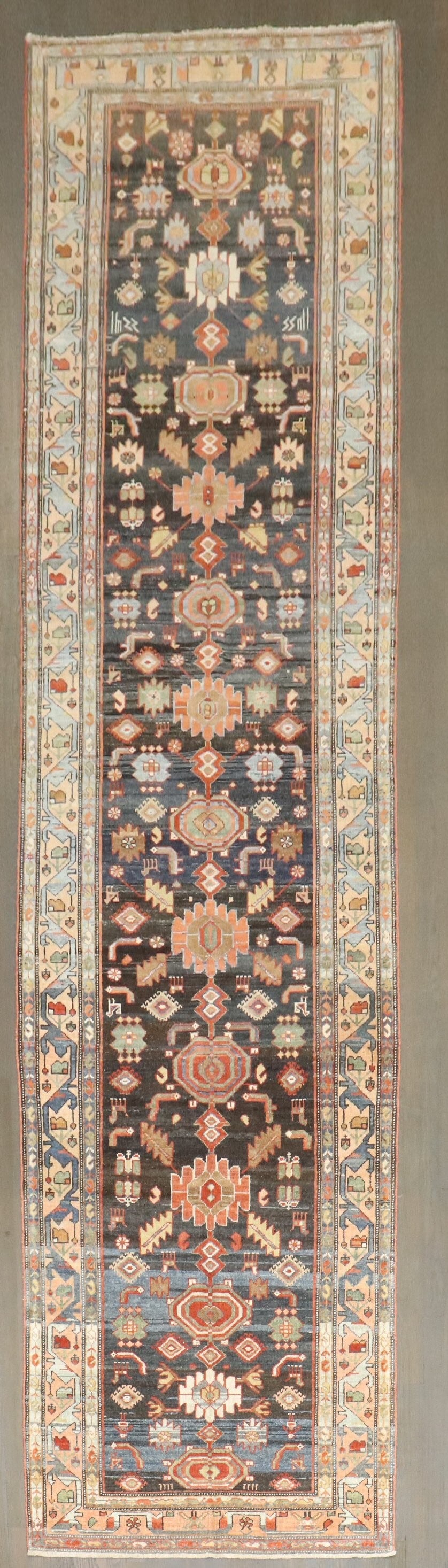 3' 5" x 13' 9" Persian Malayer Runner 1920s (1 of 7)