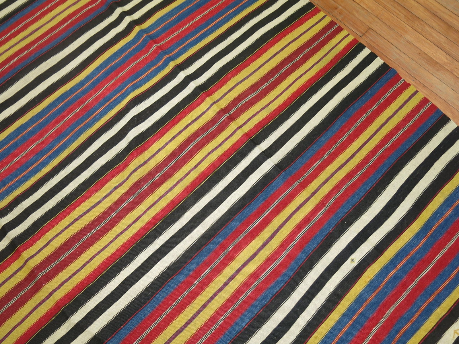 5' 10" x 10' 5" Persian Kilim Gallery Rug circa 1930: 5' 10" x 10' 5" Persian Kilim Gallery Rug circa 1930 Antique Persian kilim rug from circa 1930 with a flat-woven construction and pre-owned condition. Specifications Item Type: Kilim rug Origin: Persi