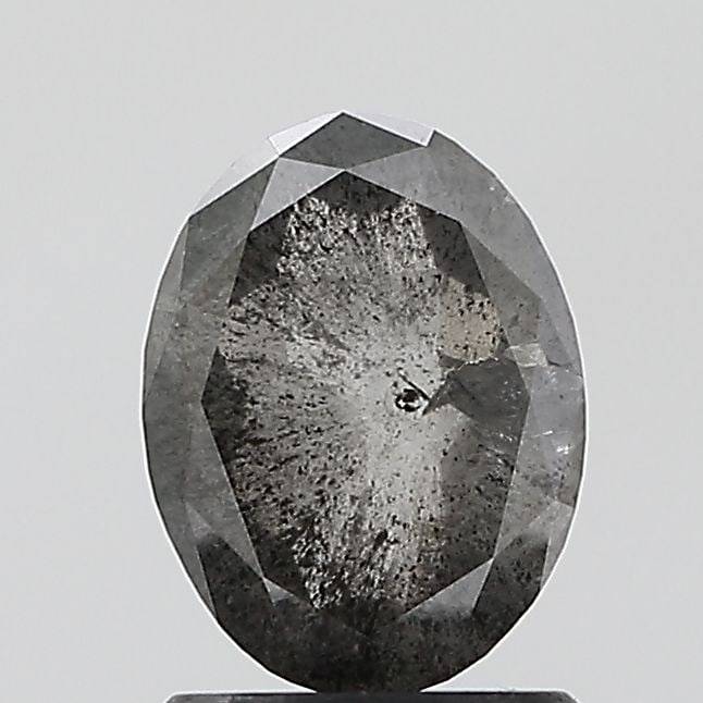 Loose Diamond - OVAL 1.15ct Salt and Pepper VVS2: Loose Diamond - OVAL 1.15ct Salt and Pepper VVS2 Source: Natural Shape: OVAL Carats: 1.15 Color: Salt and Pepper Certification: NONE Video: