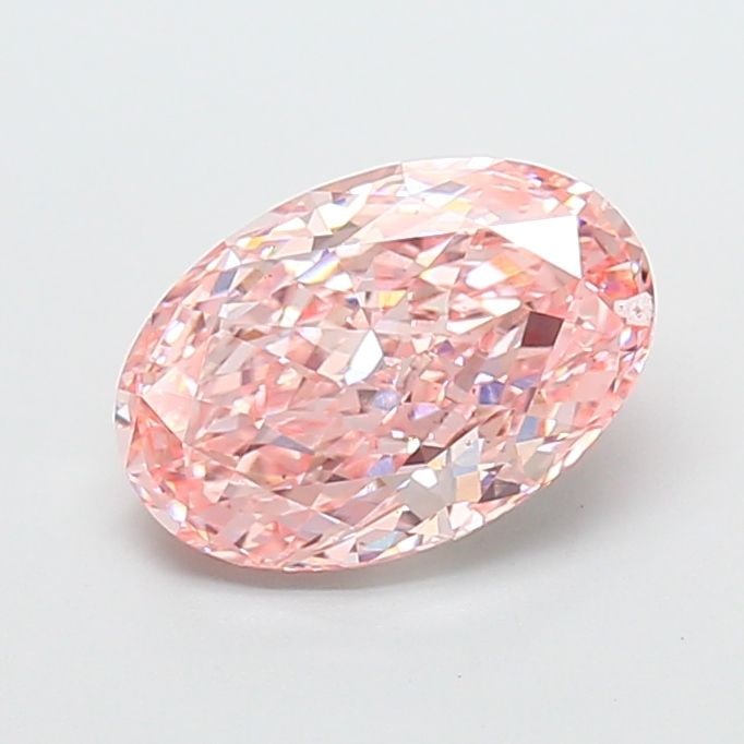 Loose Diamond - OVAL 2.74ct Fancy Vivid Pink VS2: Loose Diamond - OVAL 2.74ct Fancy Vivid Pink VS2 Source: This is a real non-mined Diamond that has been grown in a lab Shape: OVAL Carats: 2.74 Color: Fancy Vivid Pink Certification: IGI Video: