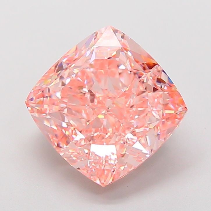 Loose Diamond - CUSHION MODIFIED 6.05ct Fancy Intense Pink VVS2: Loose Diamond - CUSHION MODIFIED 6.05ct Fancy Intense Pink VVS2 Source: This is a real non-mined Diamond that has been grown in a lab Shape: CUSHION MODIFIED Carats: 6.05 Color: Fancy Intense Pink Cer