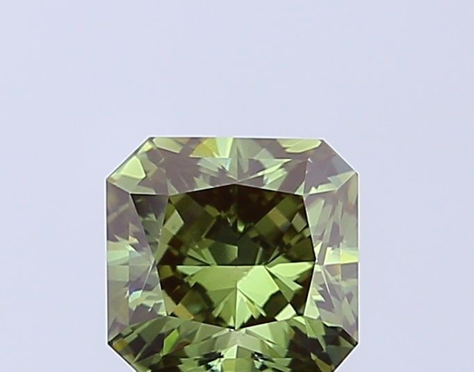 Loose Diamond - SQUARE RADIANT 1.5ct Fancy Deep Green VS2 (1 of 1)