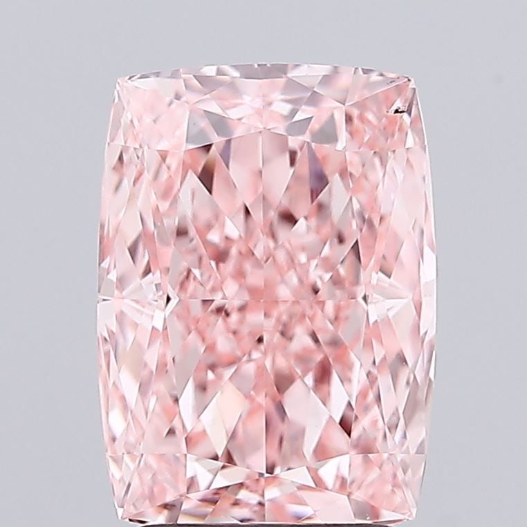 Loose Diamond - CUSHION MODIFIED 2.77ct Fancy Vivid Pink VS1: Loose Diamond - CUSHION MODIFIED 2.77ct Fancy Vivid Pink VS1 Source: This is a real non-mined Diamond that has been grown in a lab Shape: CUSHION MODIFIED Carats: 2.77 Color: Fancy Vivid Pink Certific