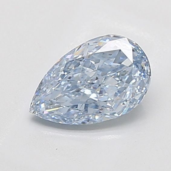 Loose Diamond - PEAR 1.58ct Fancy Blue VS1: Loose Diamond - PEAR 1.58ct Fancy Blue VS1 Source: This is a real non-mined Diamond that has been grown in a lab Shape: PEAR Carats: 1.58 Color: Fancy Blue Certification: IGI Video: